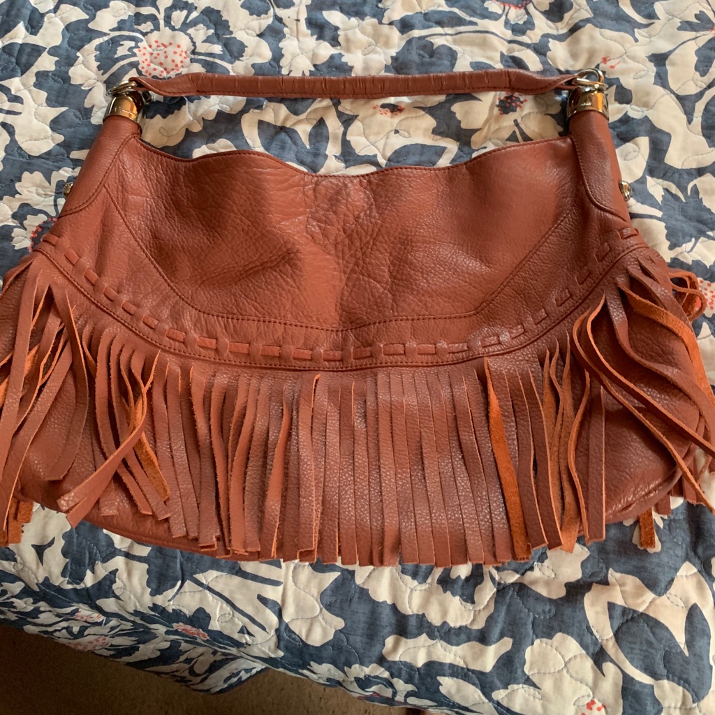 Fringe Leather Bag